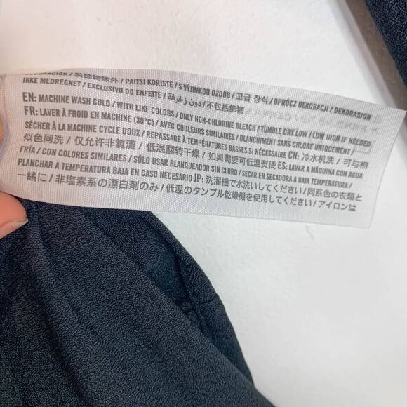 NWT ABERCROMBIE & FITCH y2k long sleeve triangle cutout top 90s - Picture 7 of 9